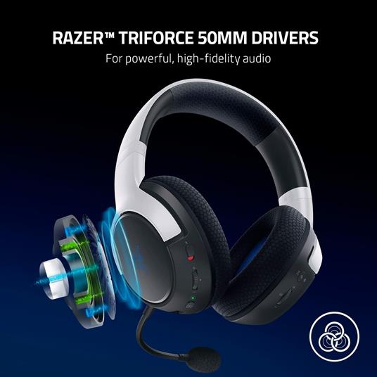 Razer Kaira for Playstation - Wireless Gaming Headset for PS5, Nero - 2