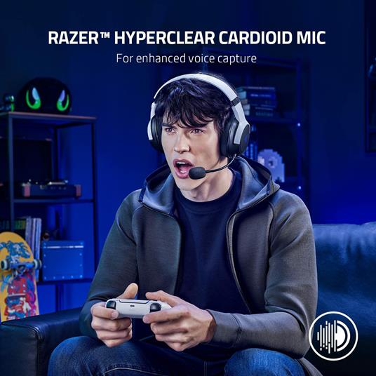 Razer Kaira for Playstation - Wireless Gaming Headset for PS5, Nero - 3