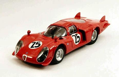 Alfa Romeo 33.2 #25 Accident 24H Daytona 1969 Dibos / Calabattisti 1:43 Model Bt9492 - 2