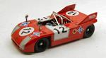 Porsche 908/3 #12 Dnf 1000 Km Spa 1974 Torredemer / Pla 1:43 Model Bt9461