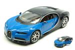 Bugatti Chiron 2016 Blue / Black 1:24 Model Mi31514Bl