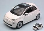 Fiat Nuova 500 2007 White 1:24 Model Bu22106W