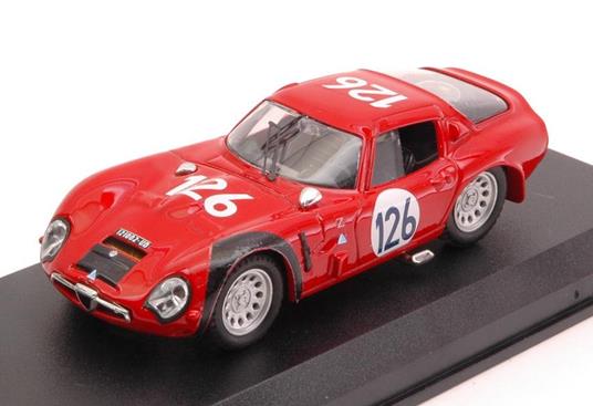 Alfa Romeo Tz2 #126 4Th Targa Florio 1966 E. Pinto / N. Todaro 1:43 Model Bt9105