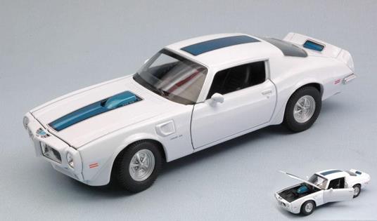 Pontiac Firebird Trans Am 1972 White W/ Black Stripe 1:24-27 Model We24075W - 2