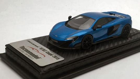 Mclaren 675 Lt Cerulean Blue 2016 1:43 Model Tmd43Ex01E - 2