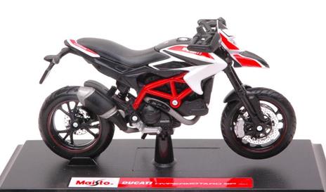 Ducati Hypermotard Sp 2013 White Moto Motorbike 1:18 Model Mi13016W - 2