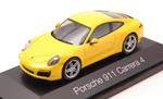 Porsche 911 Carrera 4 Coupè Yellow 1:43 Model Hp7108