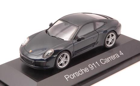 Porsche 911 Carrera 4 Coupè Blue 1:43 Model Hp7109