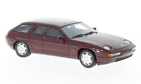 Porsche 928 H50 Concept 1987 Dark Metallic Red 1:43 Model Neo47130