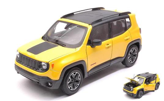 Jeep Renegade 2014 Yellow 1:24-27 Model We24071Y - 2