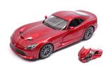 Dodge Viper Gts 2013 Metallic Red 1:24 Model Mi31271R