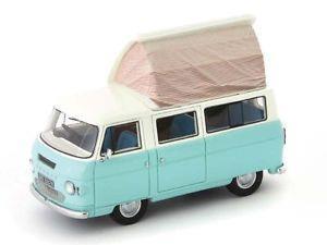 Commer Dormobile Coaster 1972 Pastel Light Blue / Cream 1:43 Model Atc09002 - 2