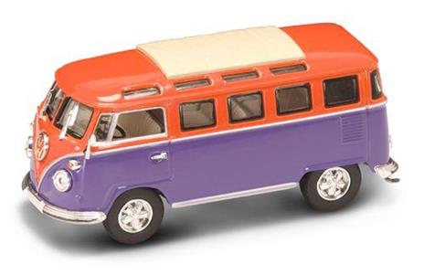 Volkswagen Vw Microbus 1962 Orange / Violet 1:43 Model Ldc43209Or - 2