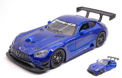 Mercedes Gt3 Amg 2016 Metallic Blue 1:24 Model MTM73386BL