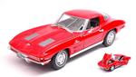 Chevrolet Corvette 1963 Red 1:24-27 Model We24073R