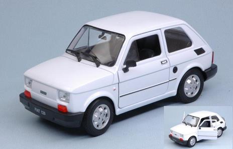 Fiat 126 1973 White 1:24-27 Model We24066W - 2