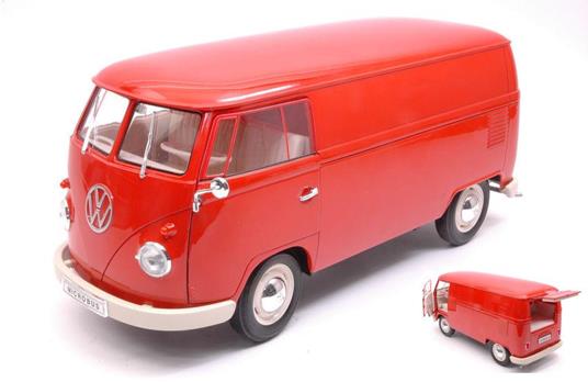 Volkswagen Vw T1 Bus 1963 Panel Van Red 1:18 Model We18053R