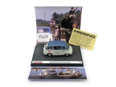 Fiat 600D Multipla Australia / Inghilterra Overland 1969 (Limited 250 Pcs) 1:43 Model Bms1716 - 2