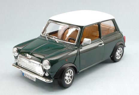 Mini Cooper 1969 Cream W/ Black Roof 1:18 Model Bu12036C
