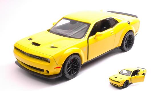 Dodge Challenger Srt Hellcat Widebody 2018 Yellow 1:24 Model MTM79350Y