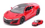 Acura Nsx 2017 Red 1:24 Model Mi31234R