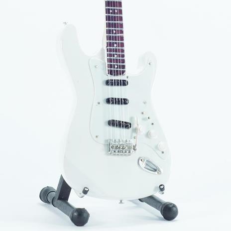 Chitarra in miniatura Deep Purple. Ritchie Blackmore. Fender Stratocaster White