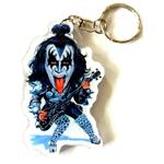 Portachiavi in acrilico caricature Music Legends - Gene Simmons - Kiss