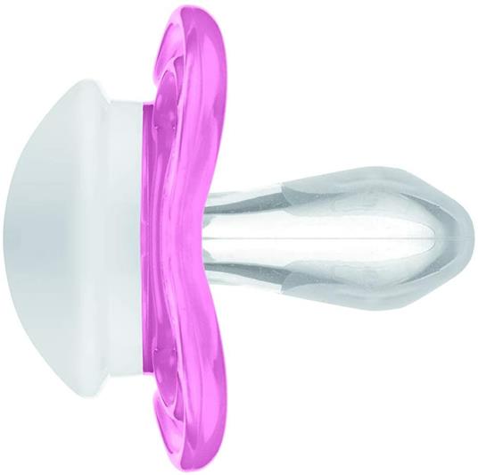 Mam Air Ciuccio in Set da 2, in Silicone Skinsoft con Custodia Porta  Ciuccio, 2-6 Mesi, Rosa