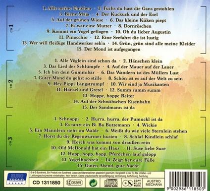 Die Schonsten Kinderlieder - CD Audio