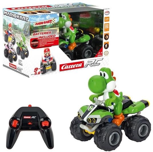 Mario Kart - Quad radiocomandato di Yoshi 2.4Ghz - Carrera go -  Radiocomandati per bambini - Giocattoli | IBS