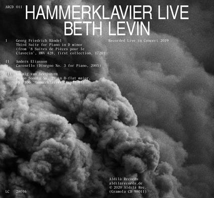 Hammerklavier Live - CD Audio di Beth Levin
