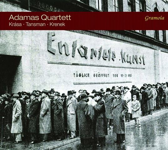 Quartetti per archi - CD Audio di Hans Krasa,Ernst Krenek,Adamas Quartet