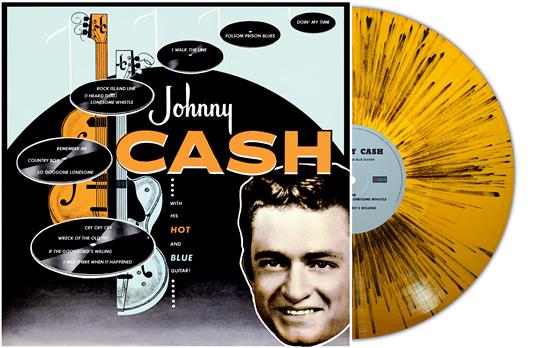 With His Hot And Blue Guitar (Splatter Vinyl) - Vinile LP di Johnny Cash