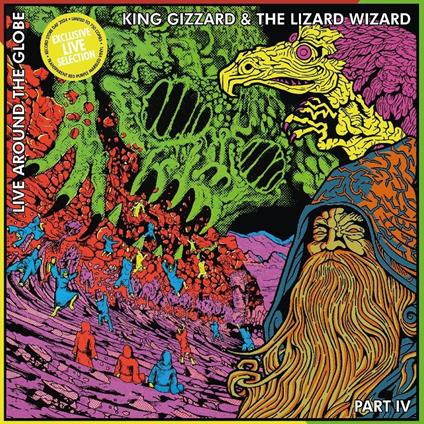 Live Around The Globe - Part IV (Coloured Vinyl) - Vinile LP di King Gizzard and the Lizard Wizard