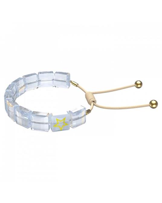 Swarovski Bracciale Letra, Stella, Bianco, Placcato Color Oro da Donna  Nessun Tipo di Metallo Cristallo - 5615862 - Swarovsky - Casa e Cucina | IBS