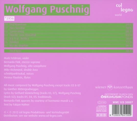 For the Love of it - CD Audio di Wolfgang Puschnig - 2