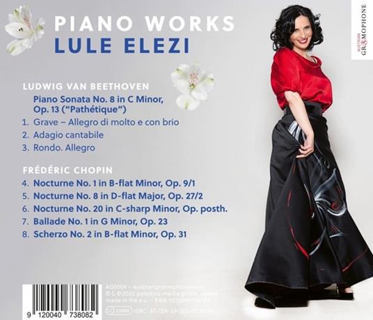 Lule Elezi: Beethoven & Chopin - Piano Works - CD Audio - 2