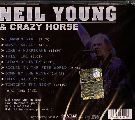Down by the River. Live 1996 - CD Audio di Neil Young,Crazy Horse - 2
