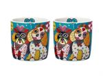 Set 2 Tazzine Caffè Espressini 100ml Love Hearts Oodles Of Love Maxwell & Williams