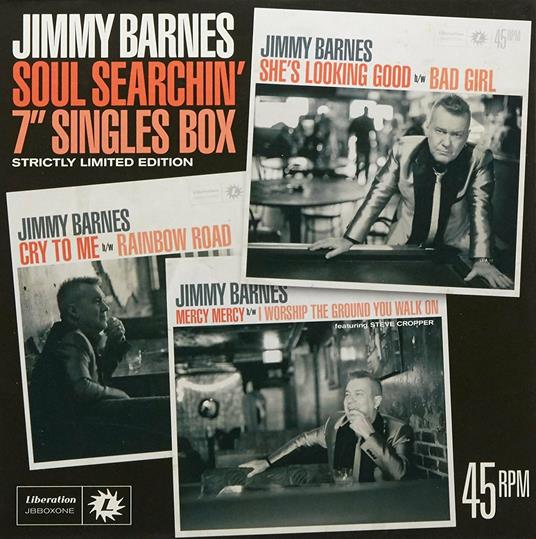 Soul Searchin: 7in Singles Box - Vinile 7'' di Jimmy Barnes