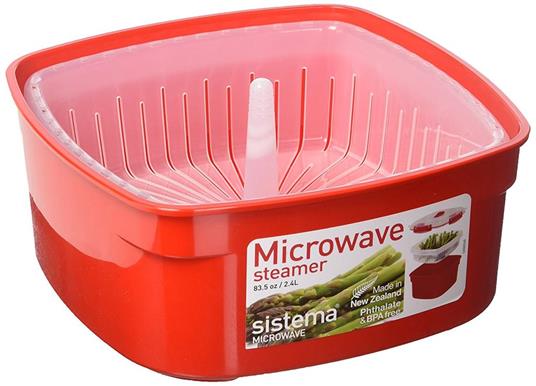 Sistema Cuocivapore a microonde quadrato 2,4 lt - 7