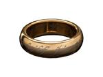 Il Signore Degli Anelli Tungsten Ring The One Ring (gold Plated) Size 8 Weta Workshop