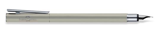 Penna stilografica Neo Slim acciaio, satinato, media - 7