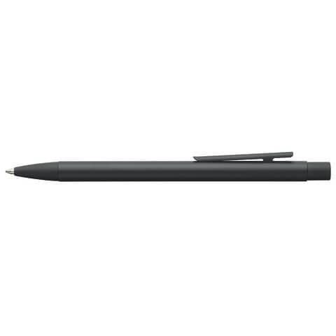 Penna a sfera a scatto Faber-Castell Neo Slim M nero laccato 342320