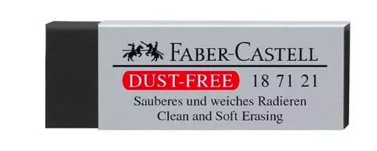 Faber-Castell 187121 gomma per cancellare Plastica Nero 1 pz