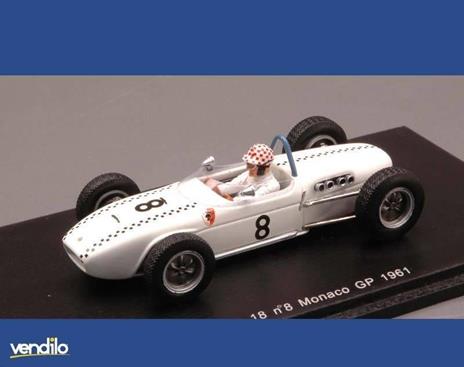 Spark Model S1828 LOTUS M.MAY 1961 N.8 MONACO GP 1:43 Modellino