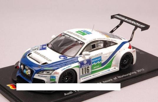 Spark Model SG066 AUDI TT-RS N.116 24H NURBURGRING 2012 KOVAC-TSCHORNIA-LESTRUP-THIIM 1:43 Modellino