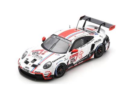 SPARK MODEL SG855 PORSCHE 911 GT3 CUP N.125 24 H NURBURGRING 2022 SCHELL-AUST-BOLLRATH Modellino