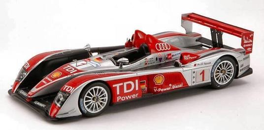 Spark. S0684. in Miniatura Veicolo. Modello per La Scala. R10 Tdi. Audi Sport America Del Nord. Le Mans 08. Scala 1/43 - 2