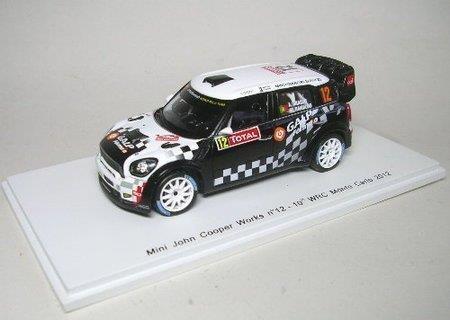 Mini John Cooper Works #12 10Th Monte Carlo 2012 Araujo / Ramalho 1:43 Model S3351 - 2